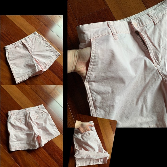 Simple Pale Pink Cotton Shorts, Size 6 - Picture 2 of 16